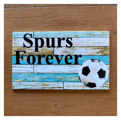 Soccer Blue Custom Personalised Sign - The Renmy Store Homewares & Gifts 