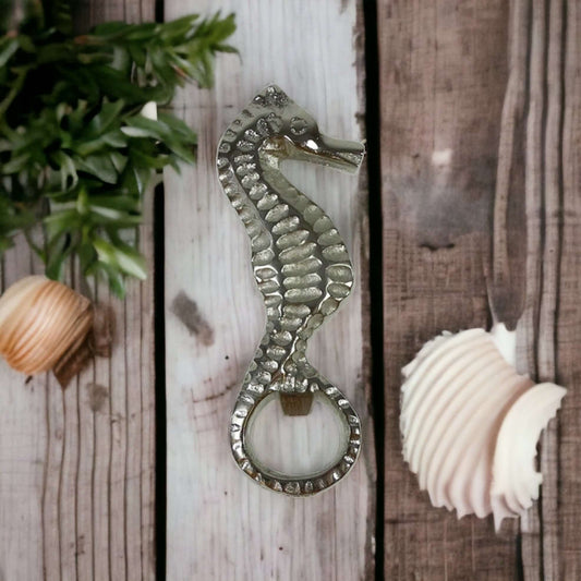 Bottle Opener Seahorse Silver - The Renmy Store Homewares & Gifts 