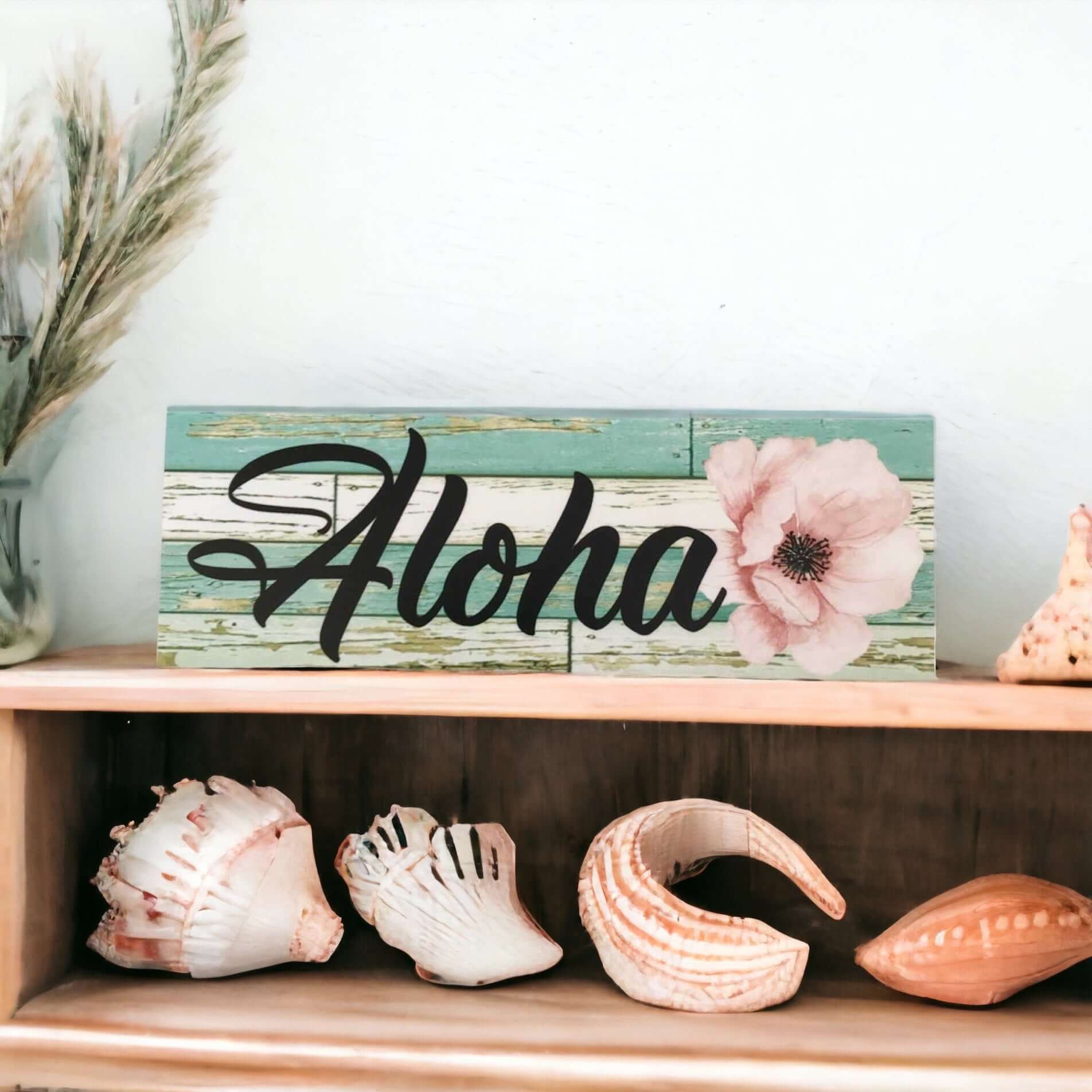 Aloha Hawaiian Tropical Sign - The Renmy Store Homewares & Gifts 