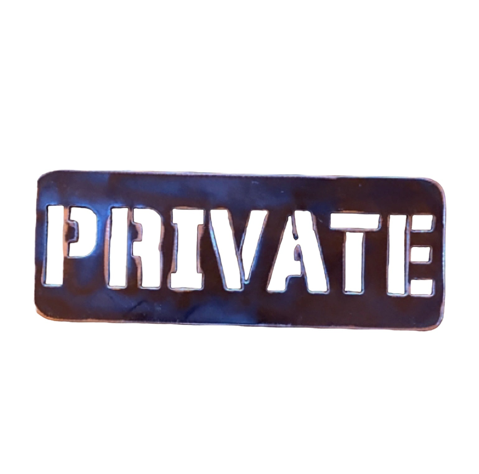 Private Steel Metal Sign - The Renmy Store Homewares & Gifts 
