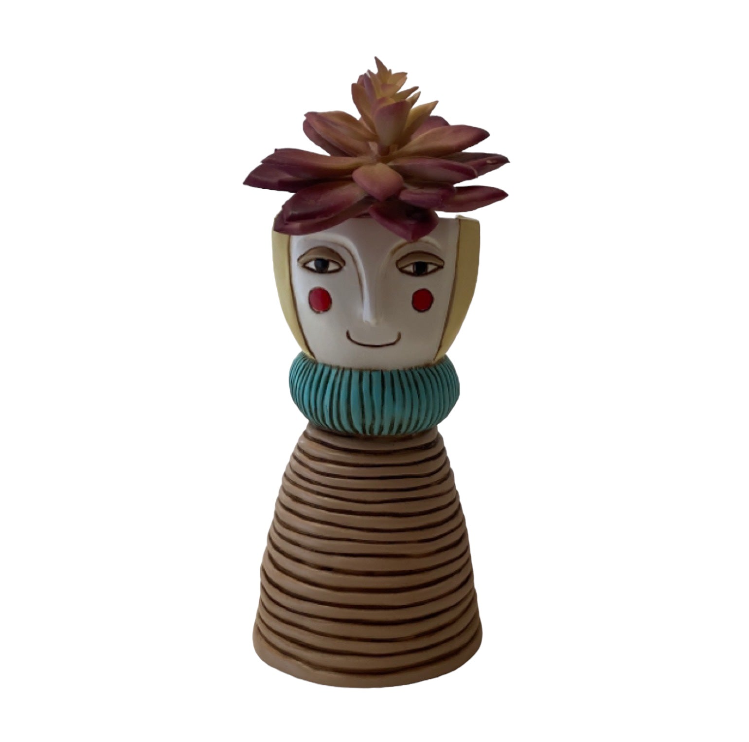 Pot Plant Planter Vase Lady Blonde - The Renmy Store Homewares & Gifts 