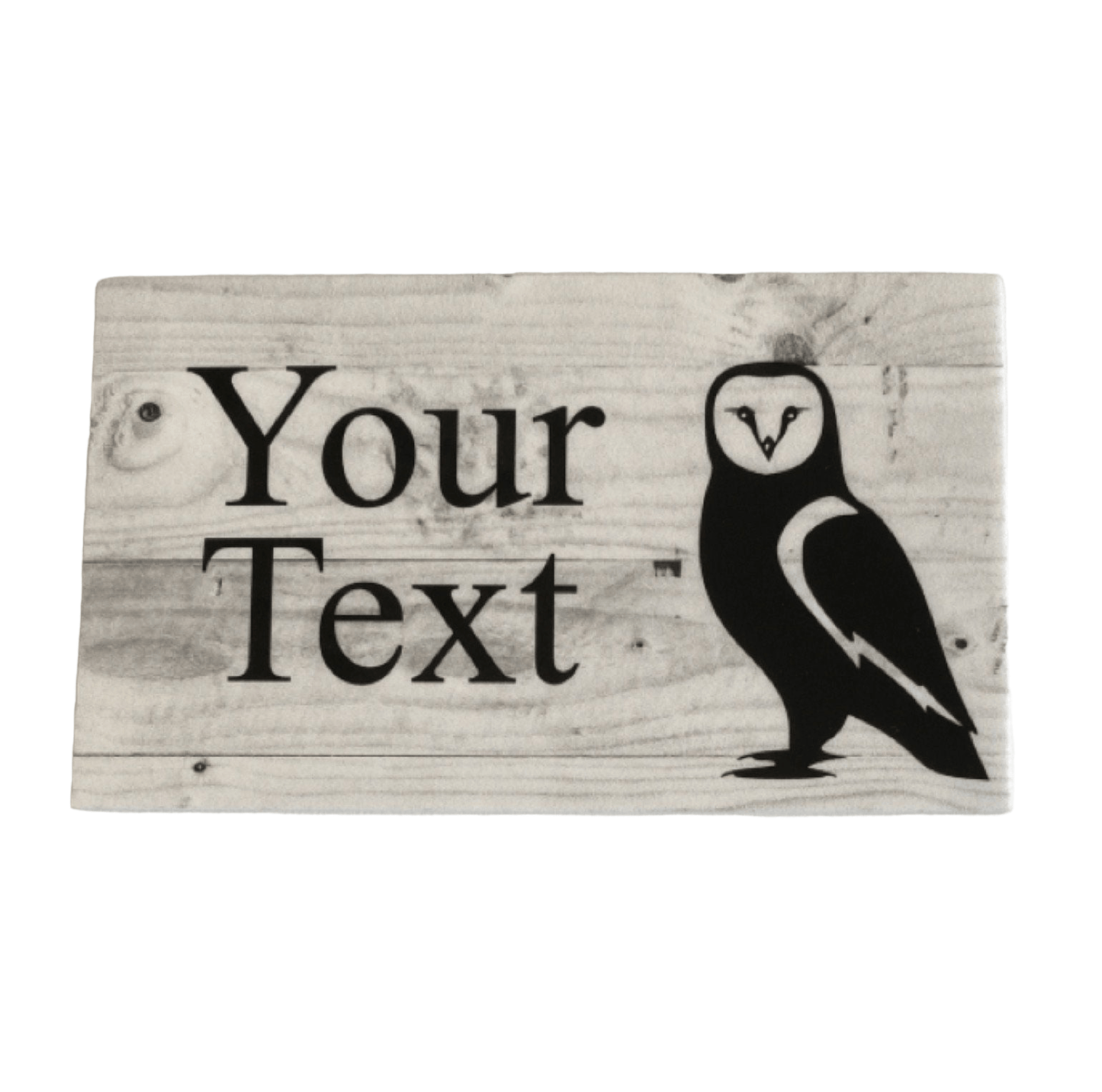 Owl Bird Custom Personalised Sign - The Renmy Store Homewares & Gifts 