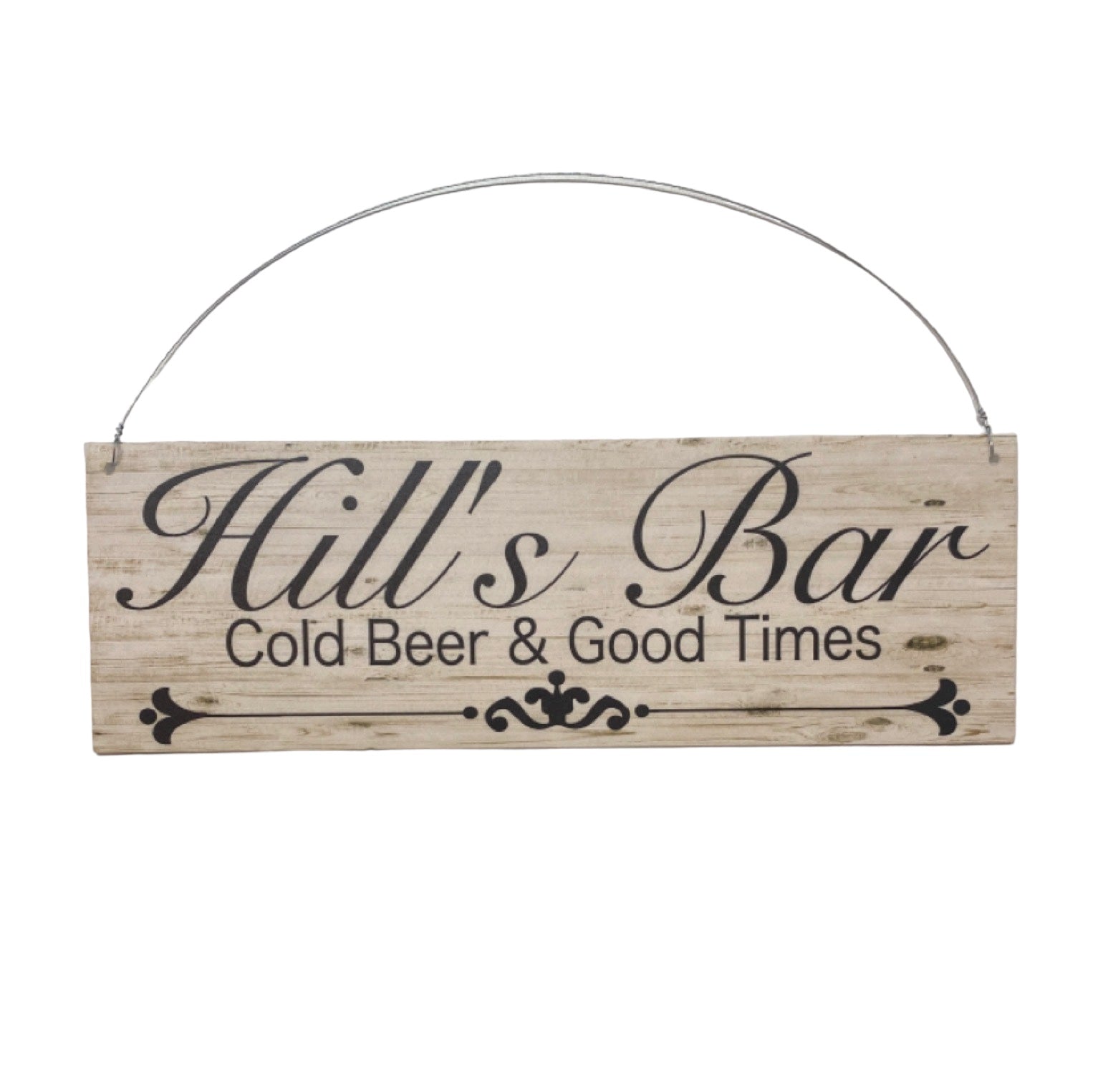 Bar Custom Personalised Cold Beer Good Times Sign - The Renmy Store Homewares & Gifts 
