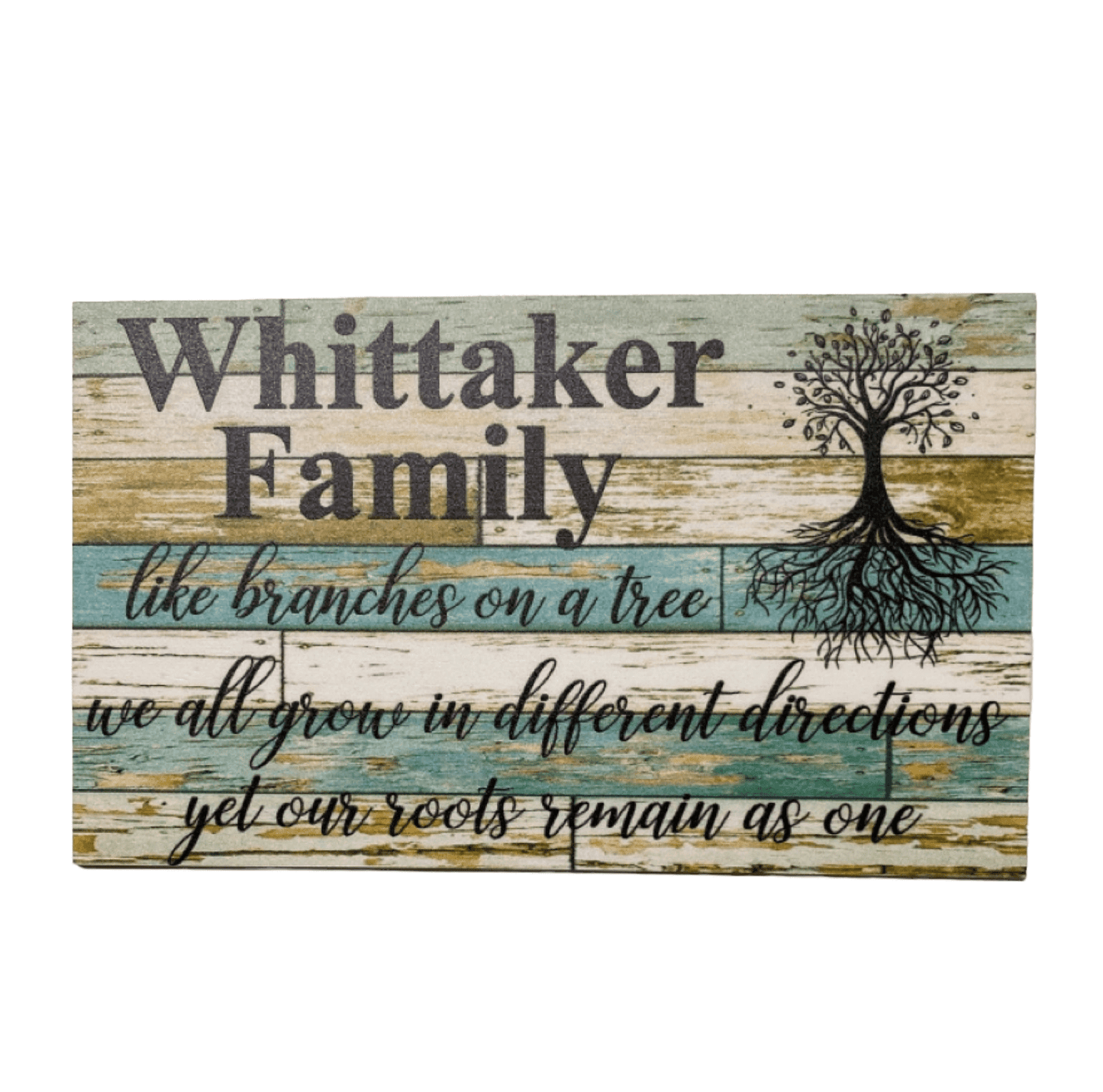 Family Tree Custom Personalised Sign - The Renmy Store Homewares & Gifts 