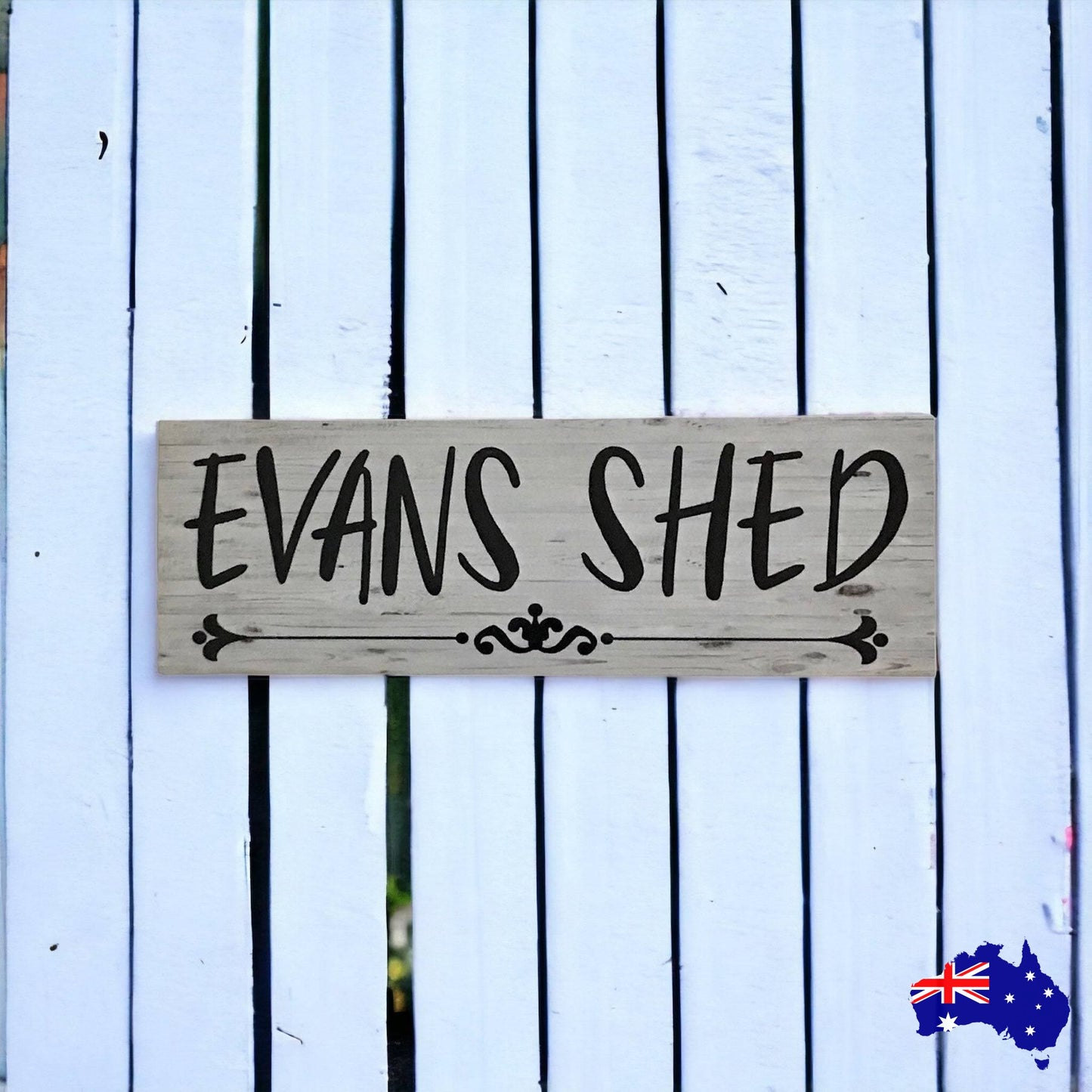 Shed Custom Personalised Vintage Sign - The Renmy Store Homewares & Gifts 