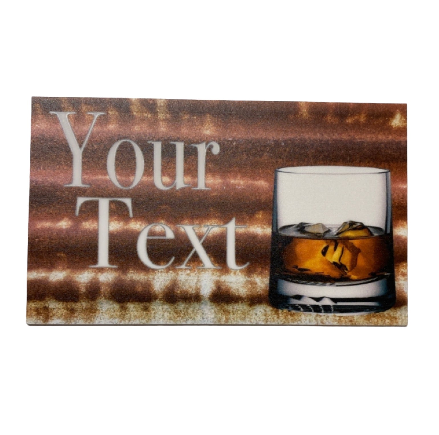 Scotch Bar Rustic Rust Custom Personalised Sign - The Renmy Store Homewares & Gifts 