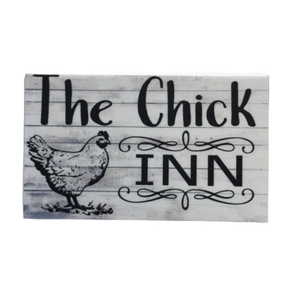 The Chick Inn Rustic Chicken Coop Sign - The Renmy Store Homewares & Gifts 