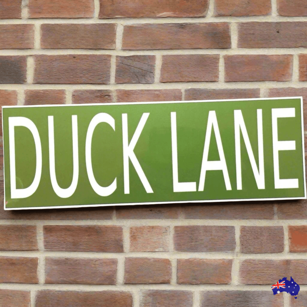 Duck Lane Farmhouse Garden Sign - The Renmy Store Homewares & Gifts 