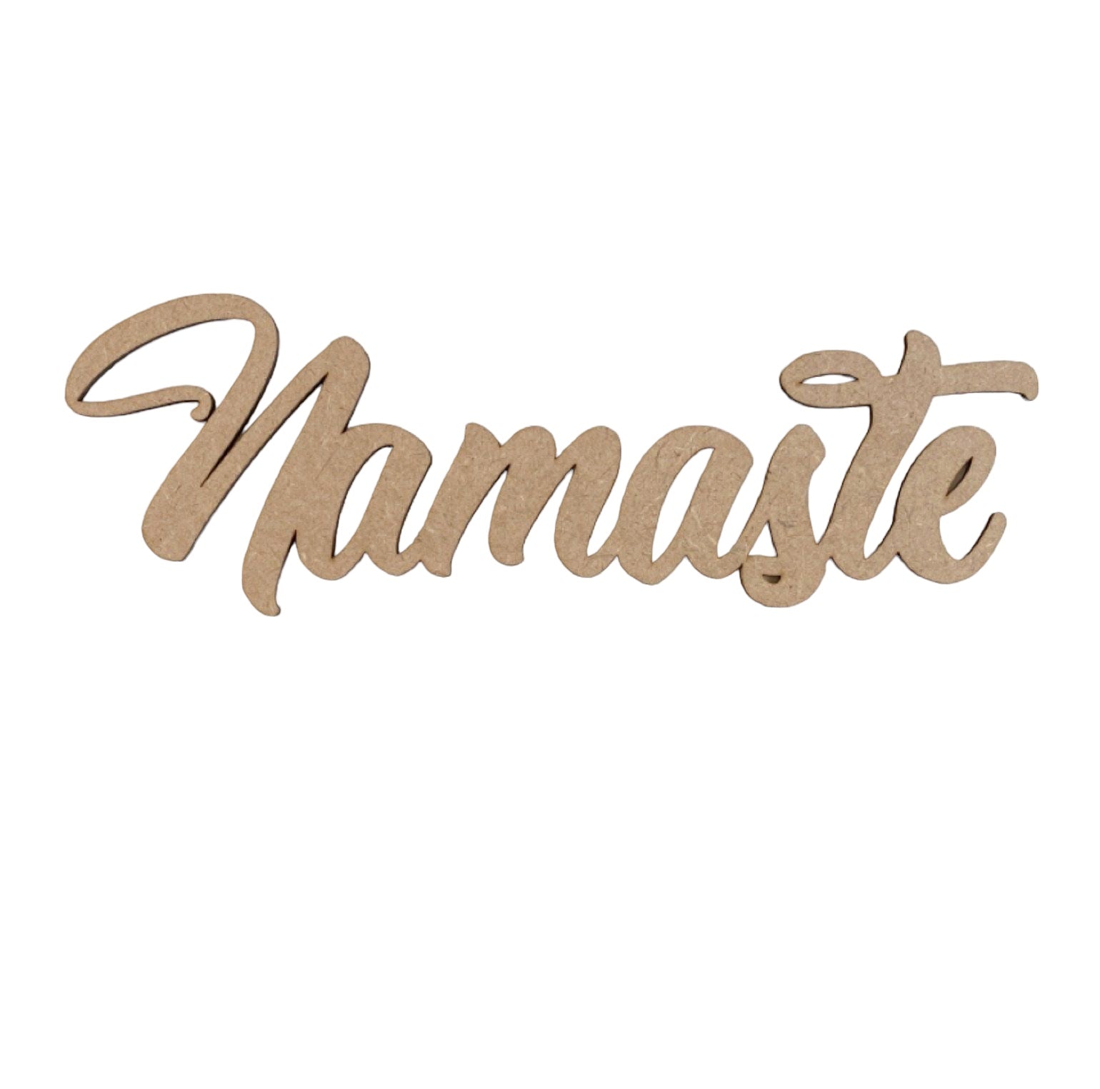 Namaste Word Wall Quote Art DIY Raw MDF Timber Wood - The Renmy Store Homewares & Gifts 