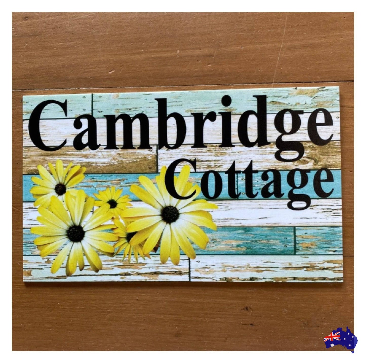 Daisy Yellow Custom Personalised Sign - The Renmy Store Homewares & Gifts 