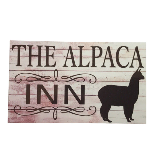 The Alpaca Inn Sign - The Renmy Store Homewares & Gifts 