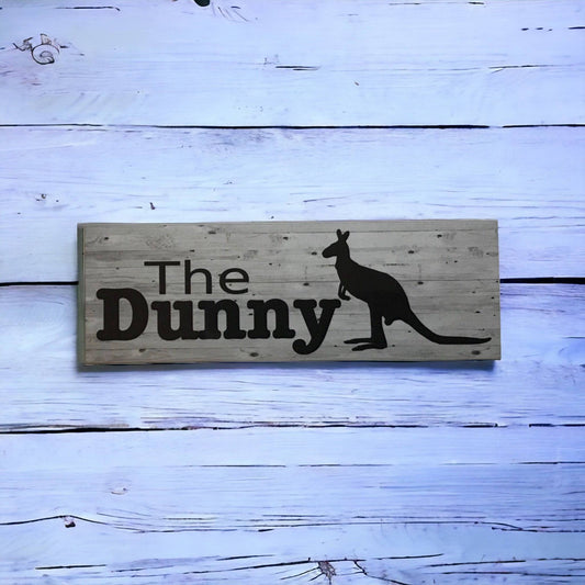 The Dunny Kangaroo Toilet Outback Sign - The Renmy Store Homewares & Gifts 