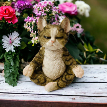 Cat Yoga Meditate Misty Ornament - The Renmy Store Homewares & Gifts 