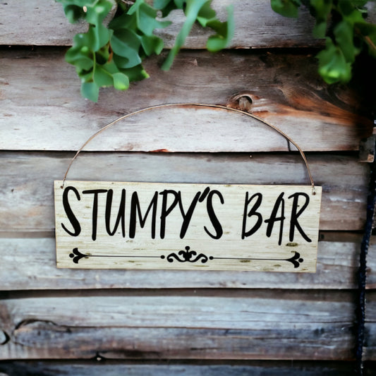 Bar Custom Personalised Vintage Sign - The Renmy Store Homewares & Gifts 