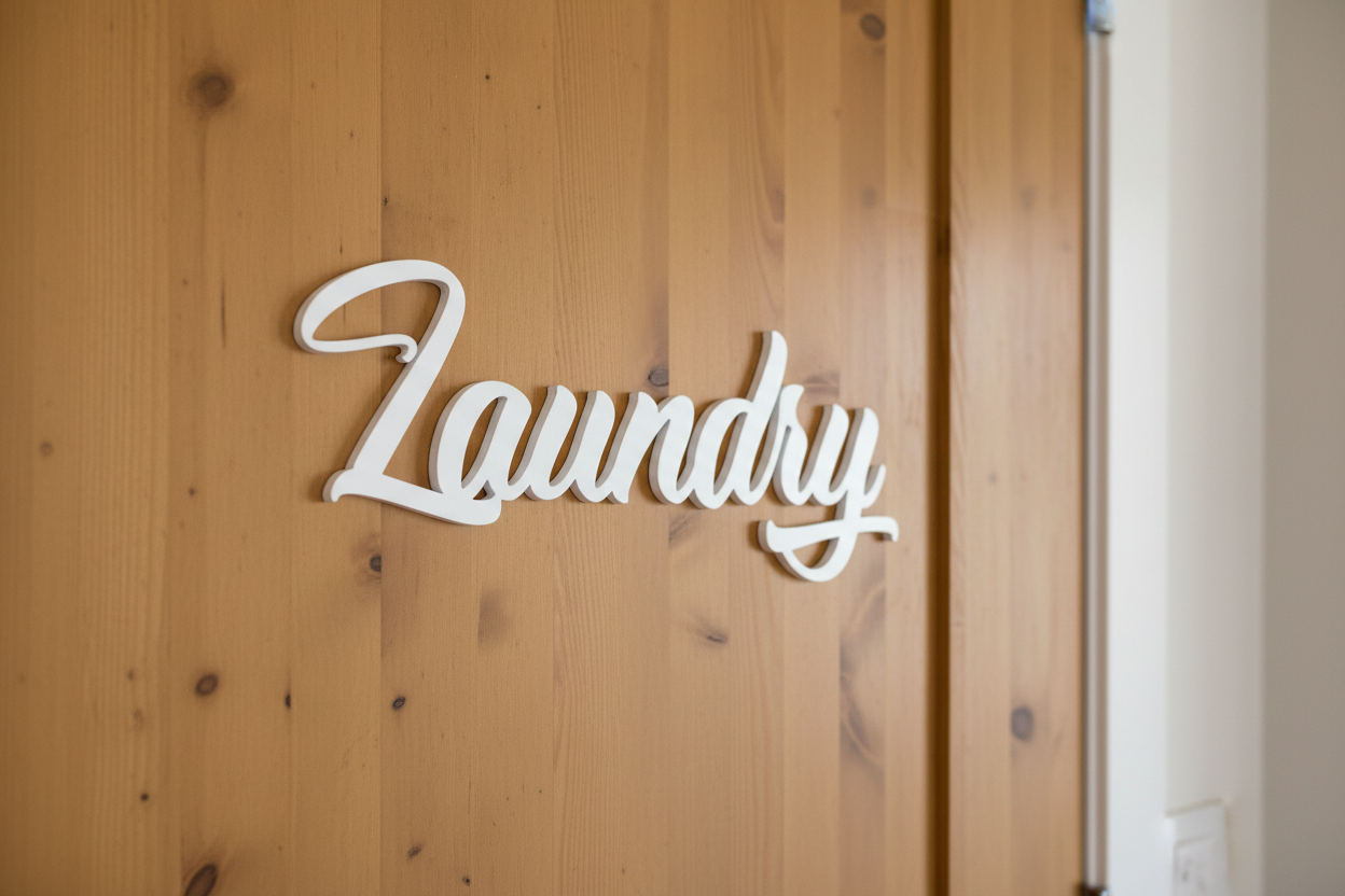 Laundry Door Sign - Acrylic Wall Art - Australian Made
