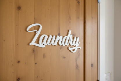 Laundry Door Sign - Acrylic Wall Art - Australian Made