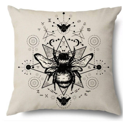 Cushion Cover Bee Wasp Wild - The Renmy Store Homewares & Gifts 