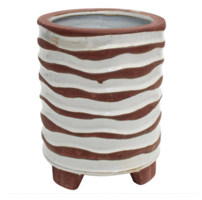 Geo Lines Plant Pot - The Renmy Store Homewares & Gifts 