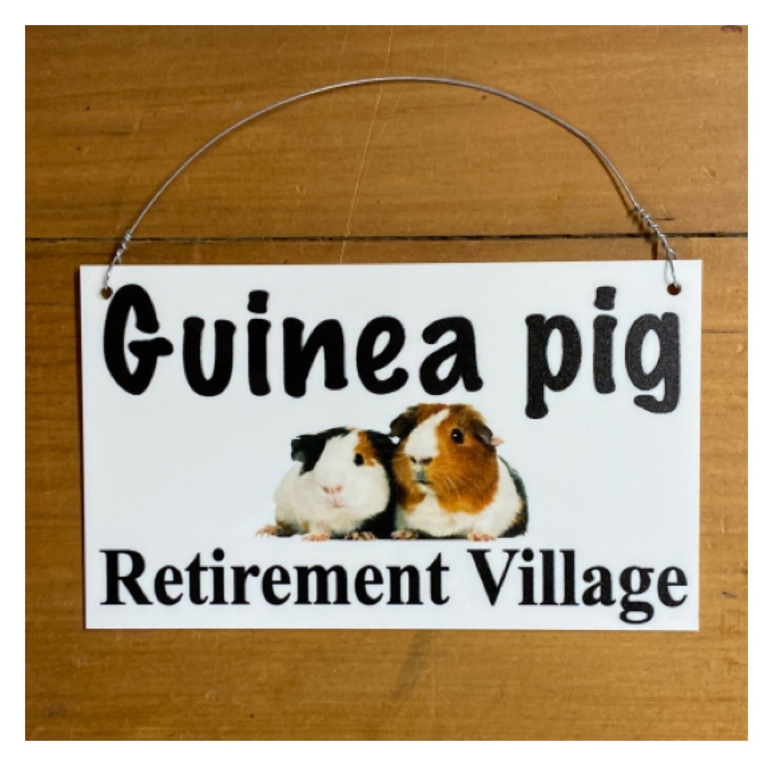 Guinea Pig Hutch House Custom Wording Your Name Sign - The Renmy Store Homewares & Gifts 