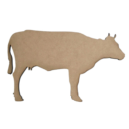 Cow MDF Shape Raw Cut Out Art Wood - The Renmy Store Homewares & Gifts 