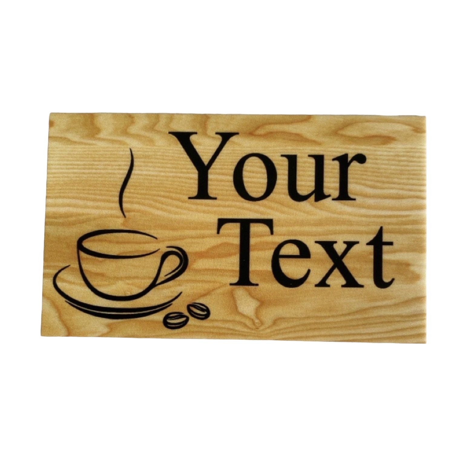 Coffee Café Rustic Personalised Custom Sign - The Renmy Store Homewares & Gifts 