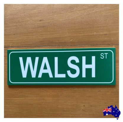 Street Green Custom Personalised Sign - The Renmy Store Homewares & Gifts 