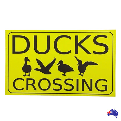 Ducks Crossing Sign - The Renmy Store Homewares & Gifts 