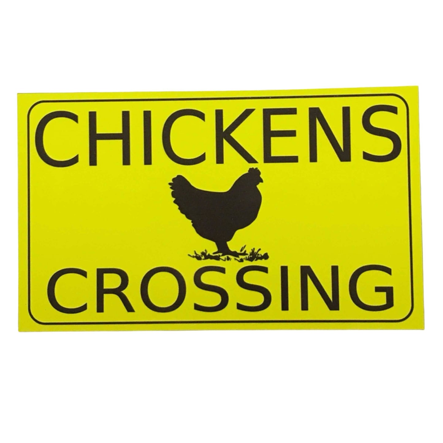 Chickens Crossing Sign