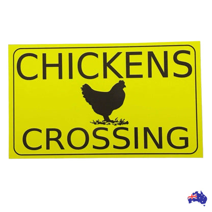 Chickens Crossing Sign - The Renmy Store Homewares & Gifts 