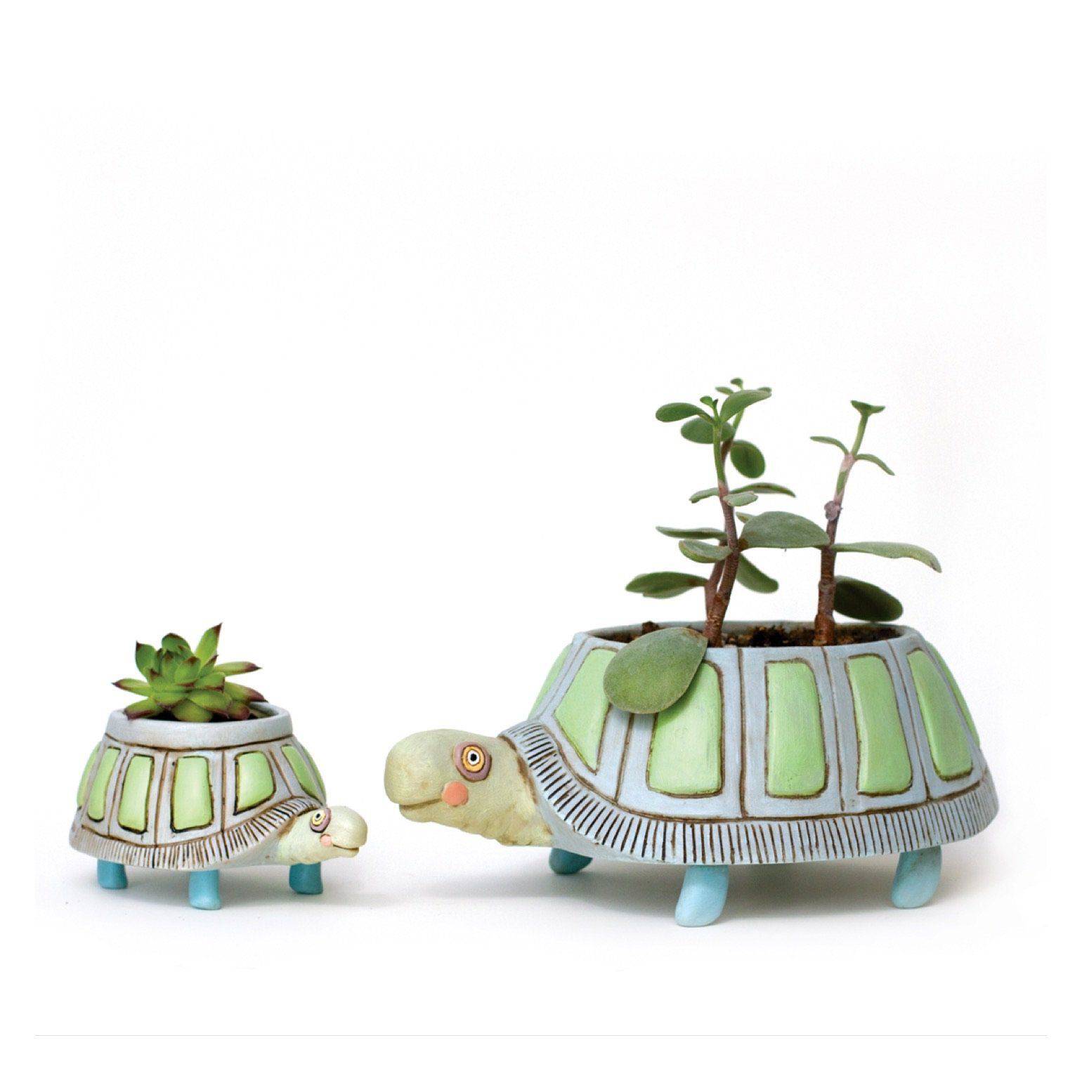 Turtle Pot Planter Small Garden - The Renmy Store Homewares & Gifts 