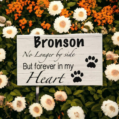 Memorial RIP Dog Cat Pets Personalised Custom Sign - The Renmy Store Homewares & Gifts 