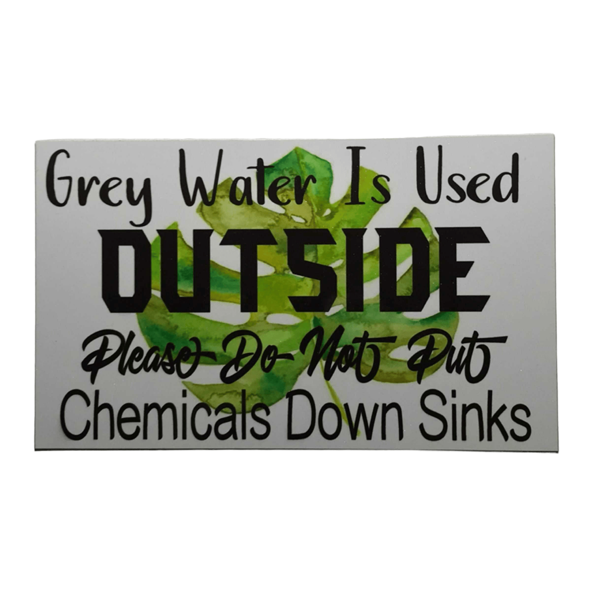 Chemical Free Home Water Tank Garden Sign - The Renmy Store Homewares & Gifts 