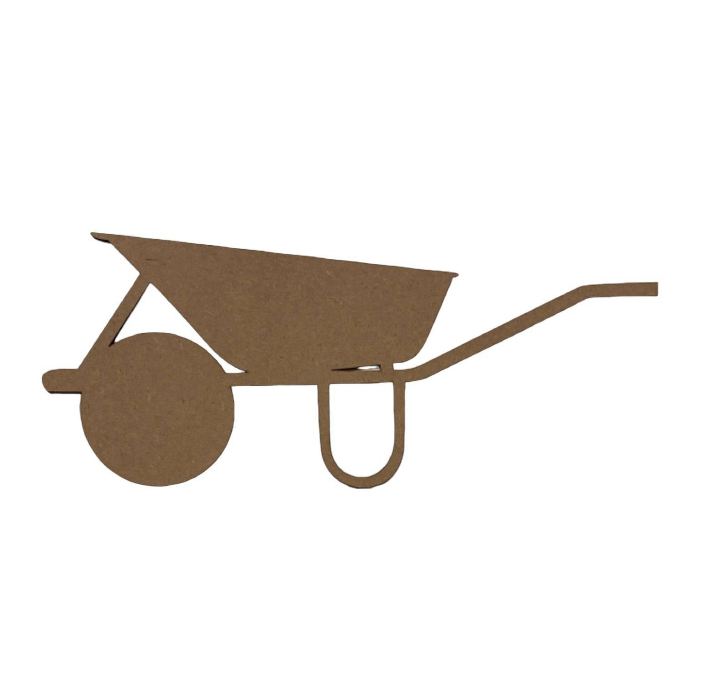 Wheelbarrow Garden Raw MDF Wooden DIY Craft - The Renmy Store Homewares & Gifts 