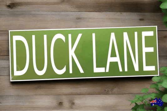 Duck Lane Farmhouse Garden Sign - The Renmy Store Homewares & Gifts 