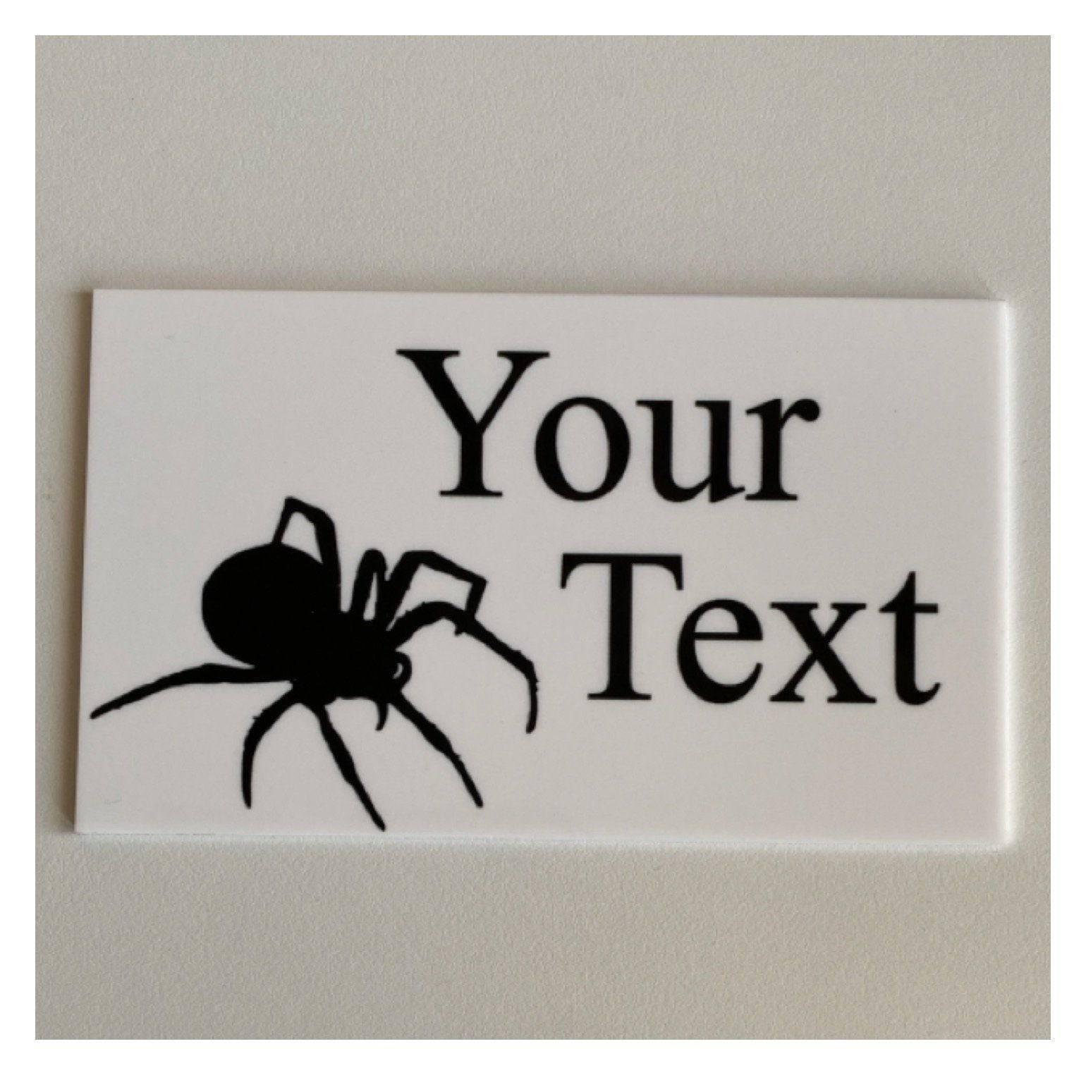 Spider Custom Personalised Sign - The Renmy Store Homewares & Gifts 