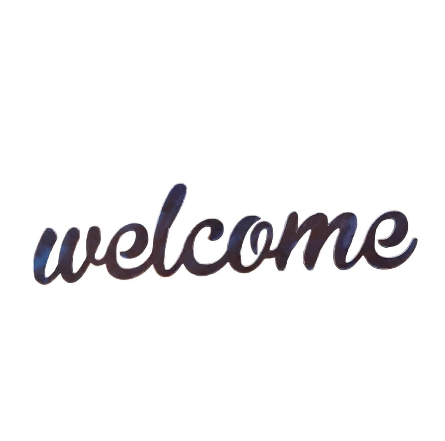 Welcome Steel Metal Sign - The Renmy Store Homewares & Gifts 