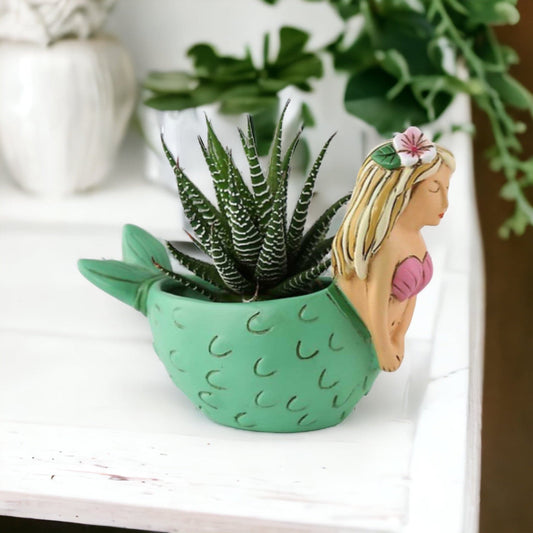 Mermaid Funky Pot Plant Planter - The Renmy Store Homewares & Gifts 