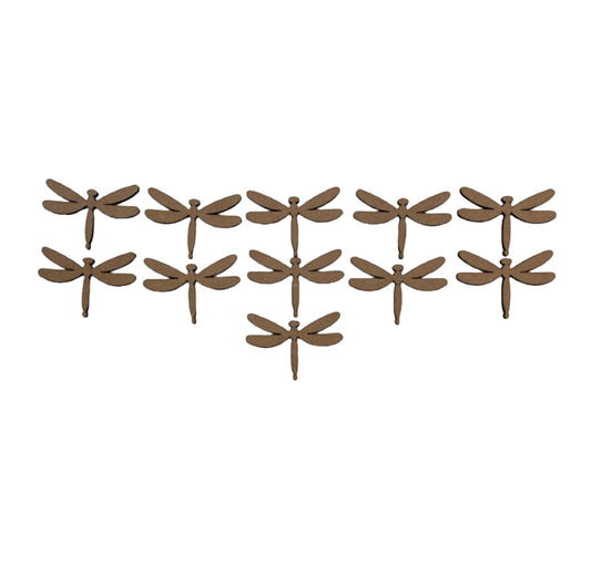 Dragonfly Timber MDF Shape DIY 10cm Set 11 - The Renmy Store Homewares & Gifts 