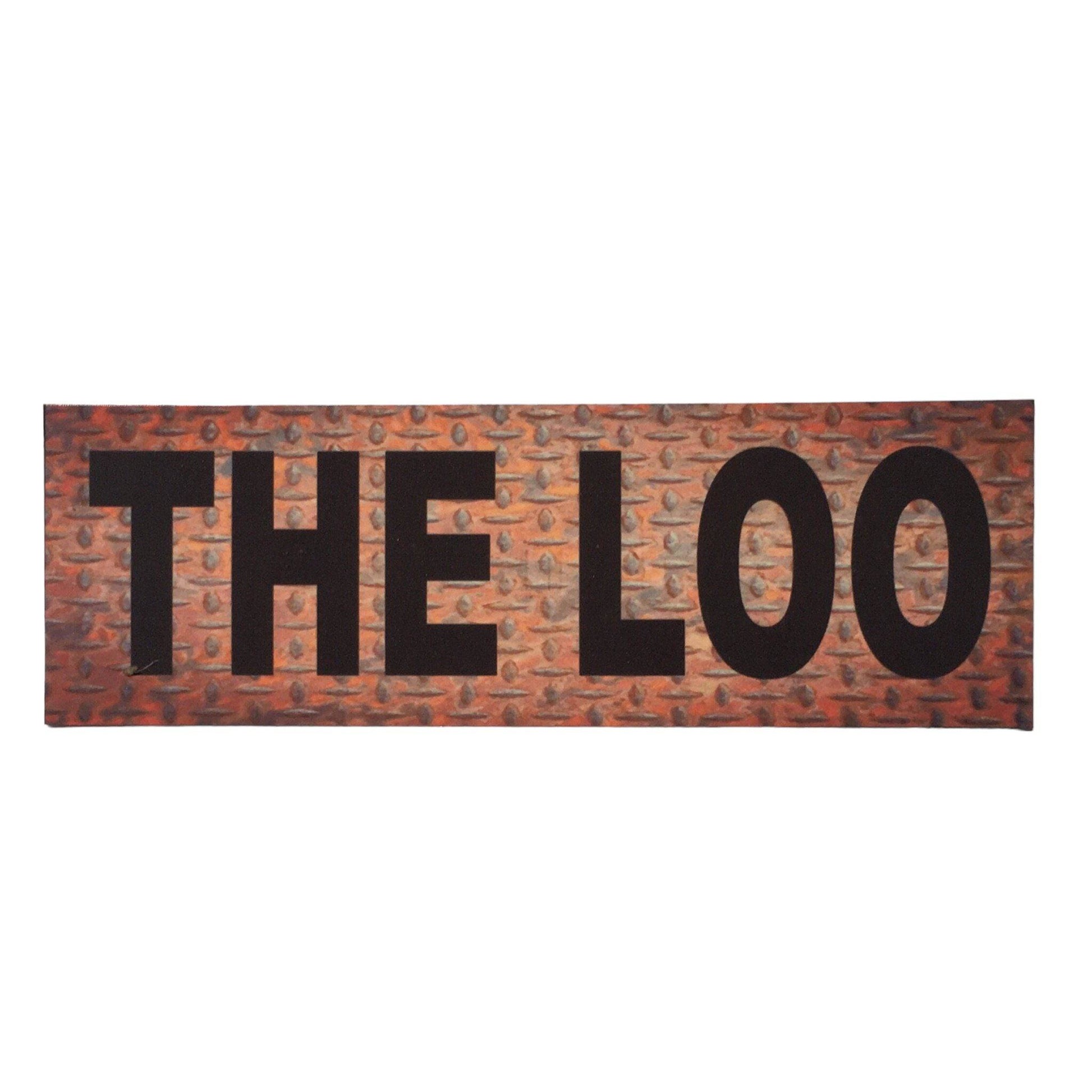 The Loo Toilet Rustic Door Sign - The Renmy Store Homewares & Gifts 