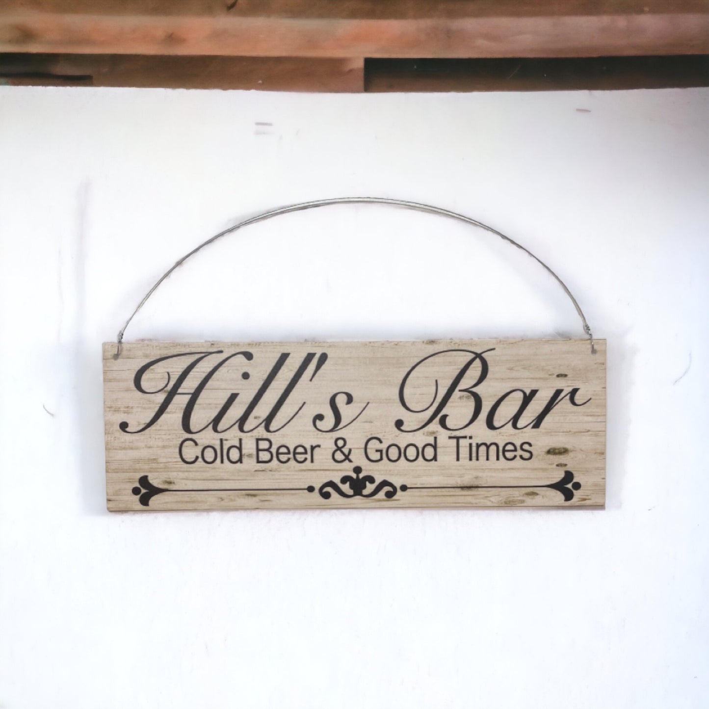 Bar Custom Personalised Cold Beer Good Times Sign - The Renmy Store Homewares & Gifts 
