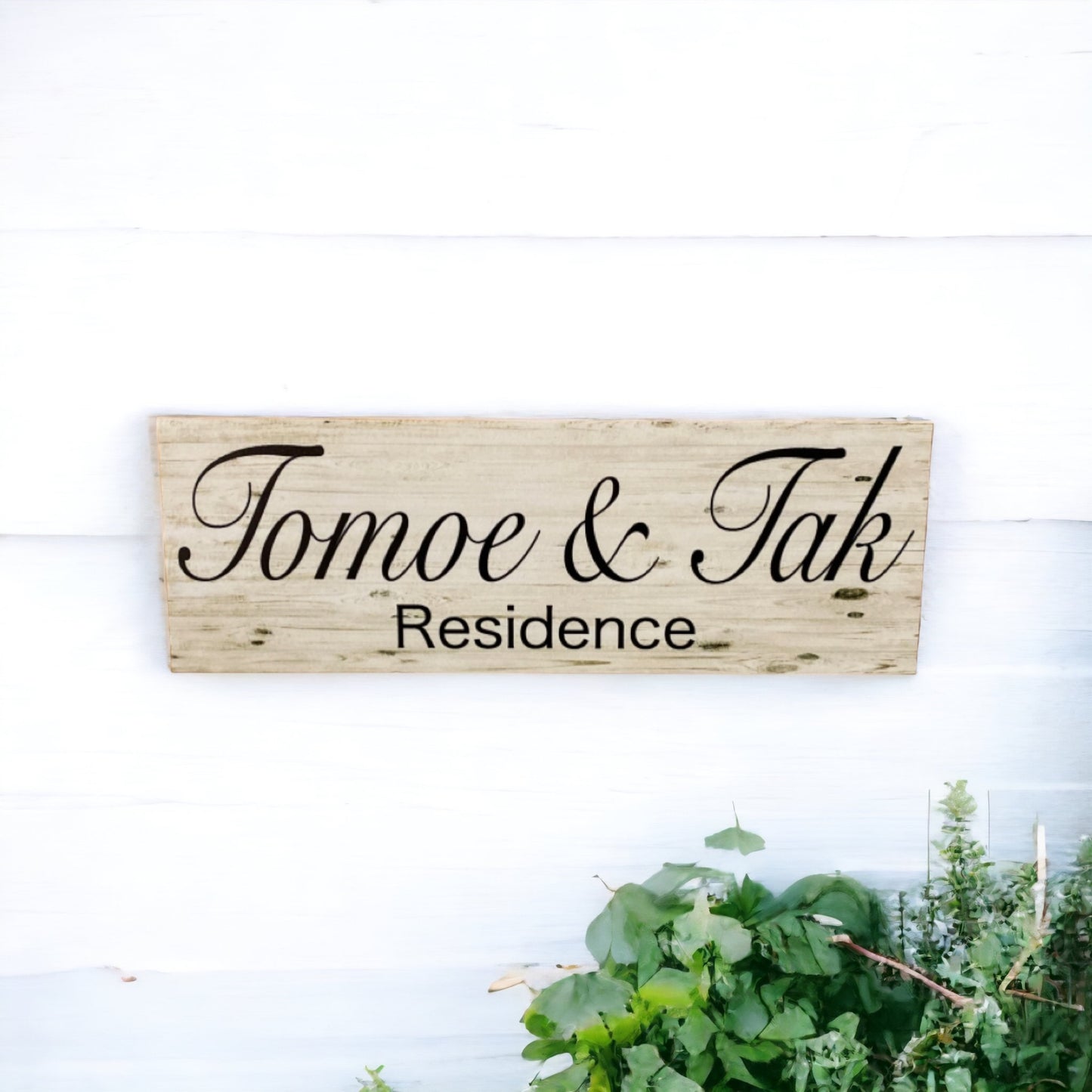 Family Residence Custom Personalised House Sign - The Renmy Store Homewares & Gifts 