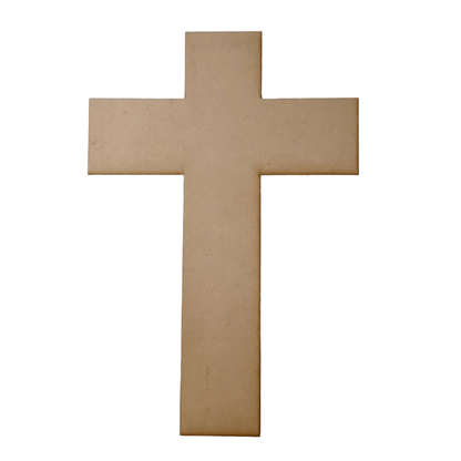 Cross Plain Modern MDF Shape DIY Art Craft - The Renmy Store Homewares & Gifts 