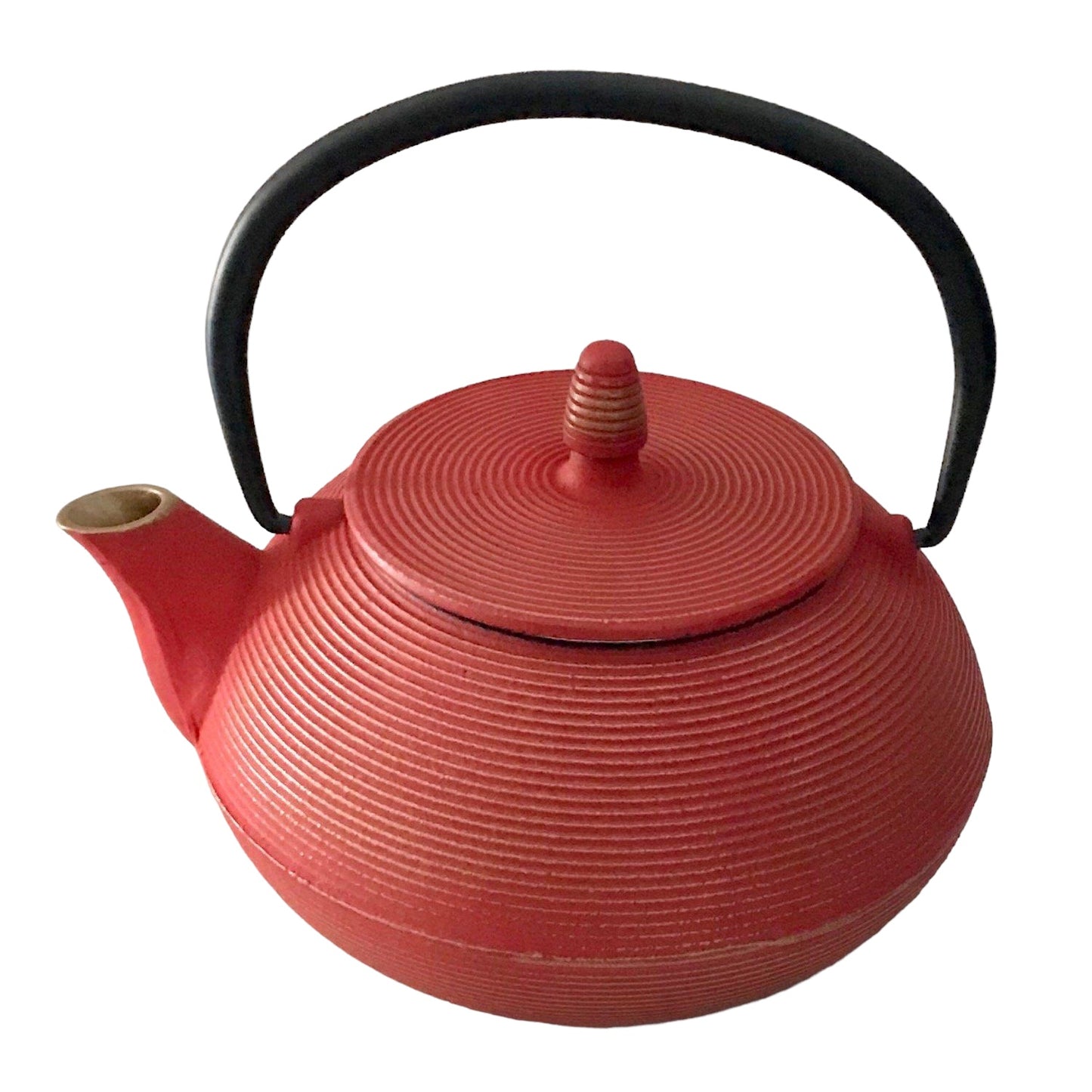Teapot Cast Iron Red & Gold Wealth 800ml