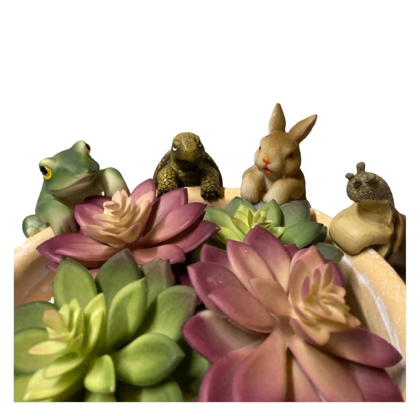 Snail Frog Rabbit Turtle Pot Planter Sitter Hanger Set of 4 - The Renmy Store Homewares & Gifts 