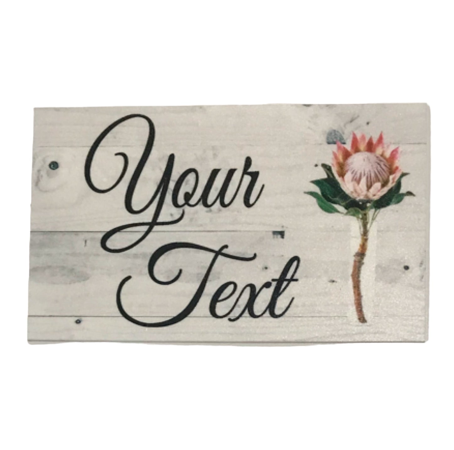 Protea Custom Wording Text Name Sign - The Renmy Store Homewares & Gifts 