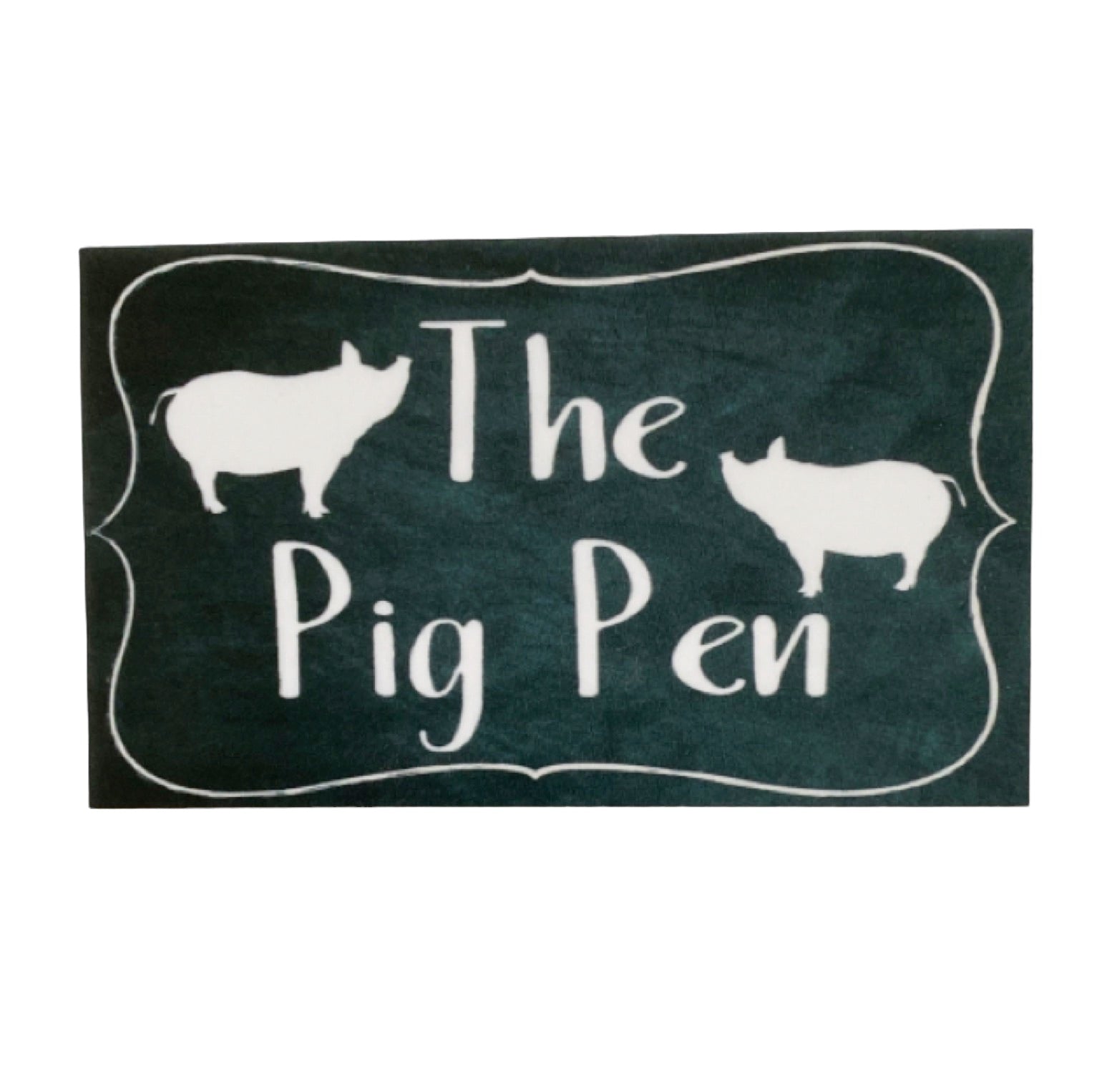 The Pig Pen Farm Sign - The Renmy Store Homewares & Gifts 