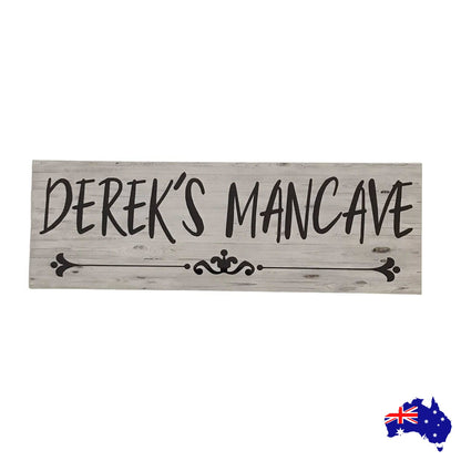 Mancave Custom Personalised Sign - The Renmy Store Homewares & Gifts 