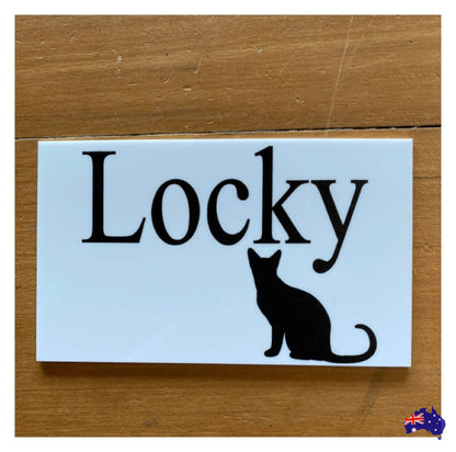 Cat Kitten Custom Personalised Sign - The Renmy Store Homewares & Gifts 