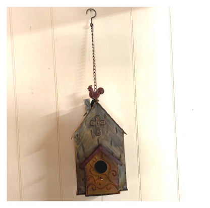 Bird House Rooster Farmhouse Garden - The Renmy Store Homewares & Gifts 