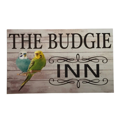 The Budgie Bird Inn Sign - The Renmy Store Homewares & Gifts 